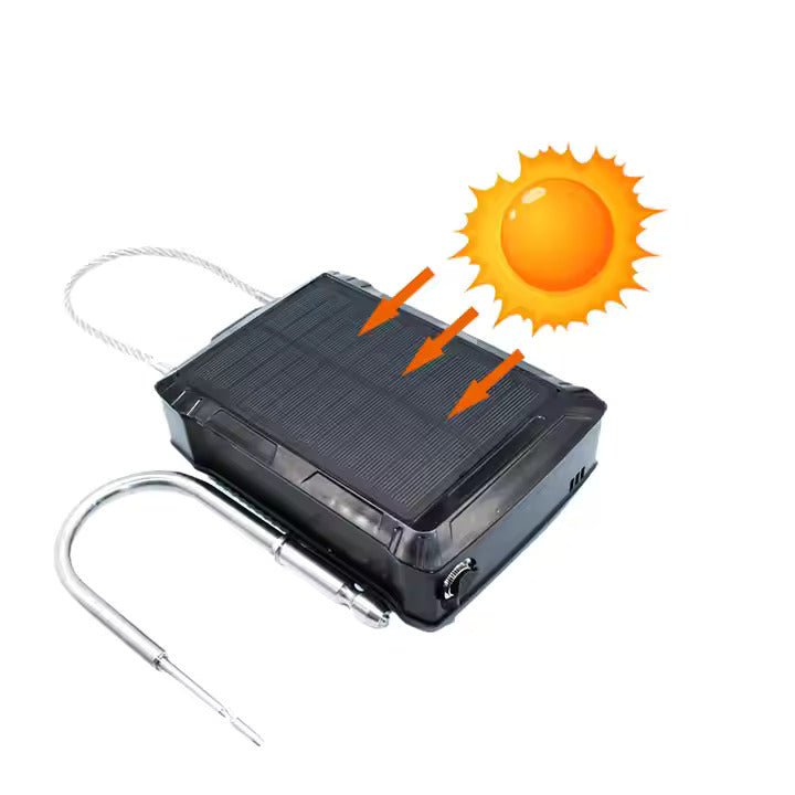 4G GPS Electronic Lock with Remote Access & Real-Time Tracking
