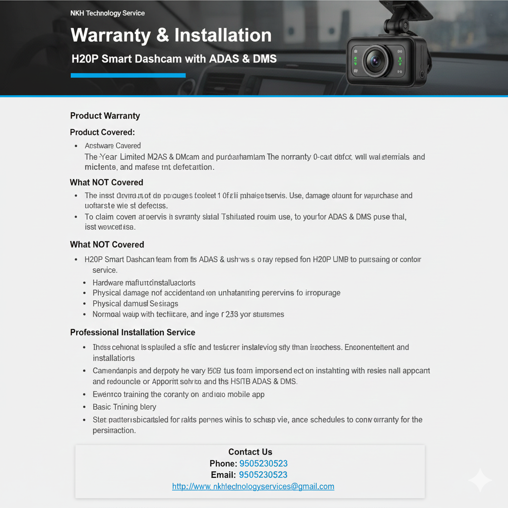 4G Dual Dashcam inbuilt ADAS, DSM and GPS