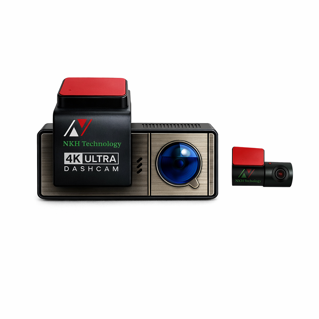 Camera with ADAS & GPS | Front 4K Rear 2K Dashcam