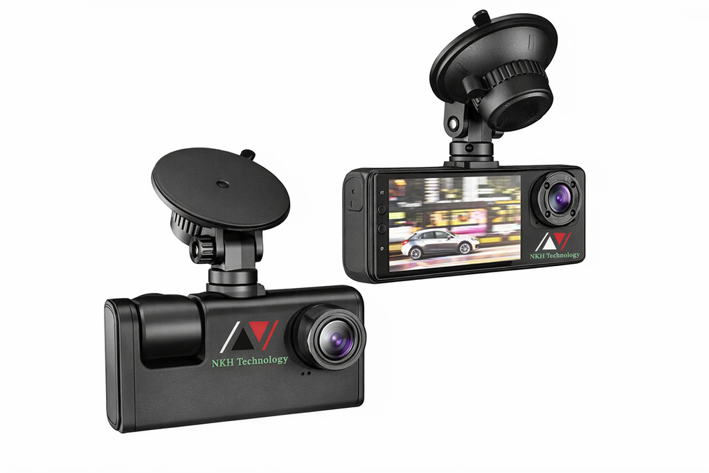 NKH Traffic Recorder 2 Channel Car Dash Cam | Full HD 1080P Front & Rear DVR