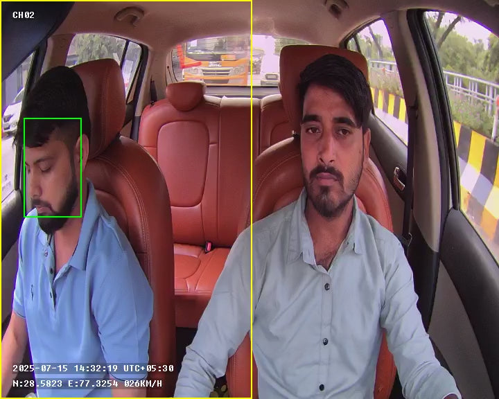 4G Dual Dashcam inbuilt ADAS, DSM and GPS