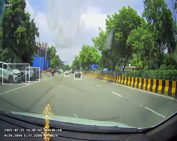 4G Dual Dashcam inbuilt ADAS, DSM and GPS