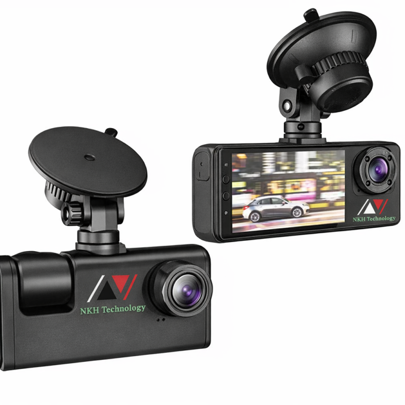 NKH Traffic Recorder 2 Channel Car Dash...